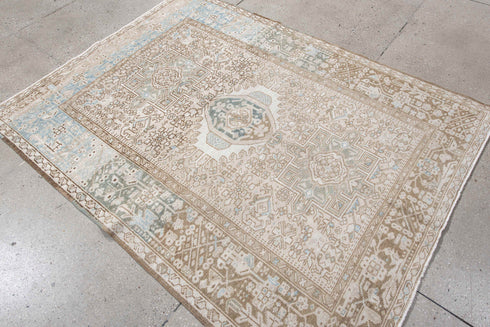 Vintage Heriz Area Rug (5' x 6')